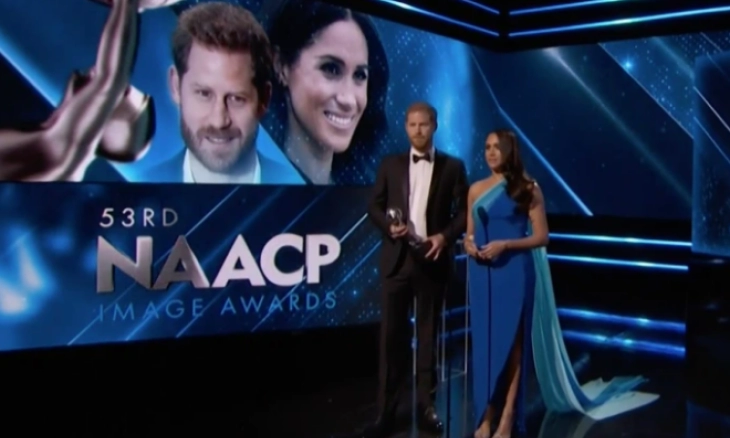 Pangeran Harry dan Meghan Markle Raih Penghargaan Presiden NAACP, Nyatakan Dukung Ukraina 