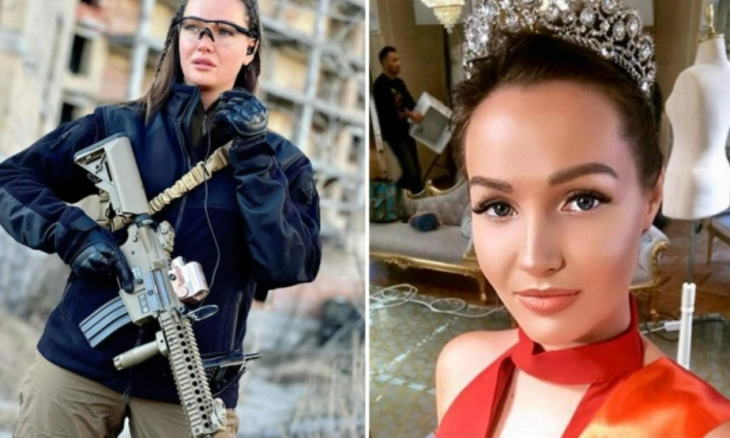 Mantan Miss Ukraina Angkat Senjata, Anastasia Lenna: Siapapun yang Melintasi Perbatasan akan Dibunuh