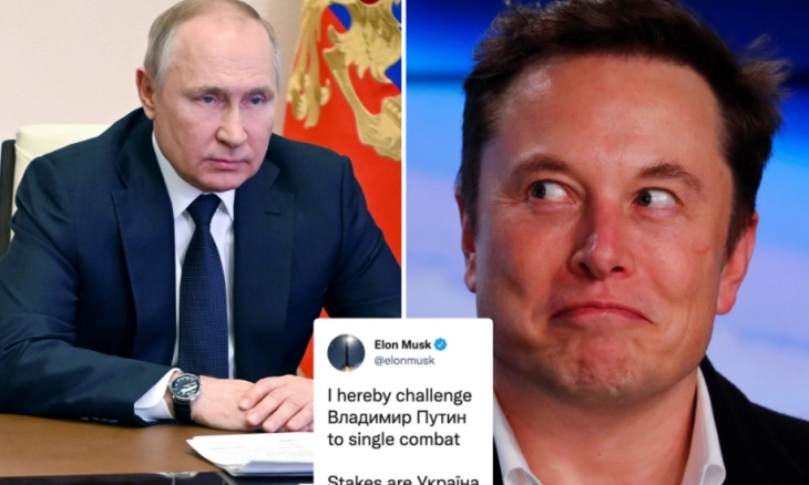 Elon Musk Dukung Ukraina, Tantang Vladimir Putin untuk Bertarung Tunggal 