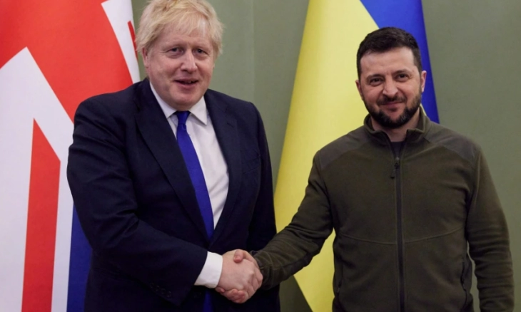 Boris Johnson Bertemu Zelensky, Janji Kirim Rudal Penyerang Armada Laut Hitam Rusia  