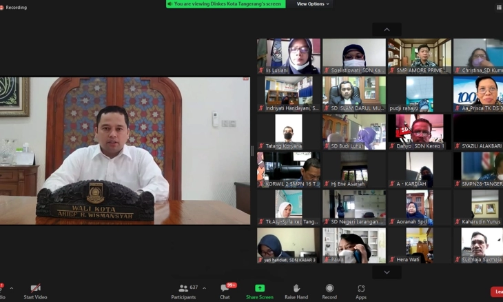 Walikota Arief Instruksikan Kepala Sekolah Sosialisasikan Penyakit Hepatitis di Lingkungan Sekolah