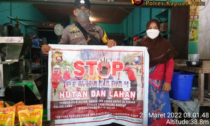 Terus Mengimbau, Bhabinkamtibmas Berharap Zero Hot Spot 