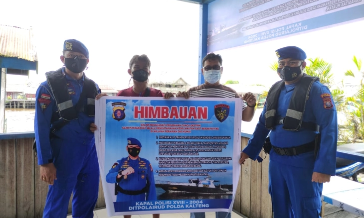 Cuaca Ekstrim, Ditpolairud Polda Kalteng Gencar Imbau Masyarakat