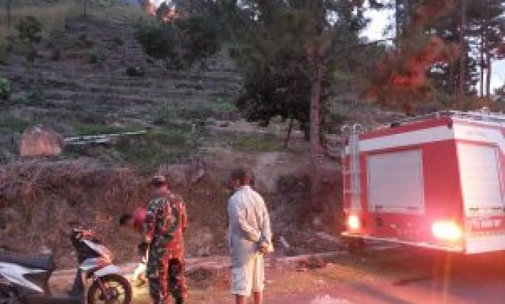 Terjadi Kebakaran Lahan di Kabupaten Samosir 