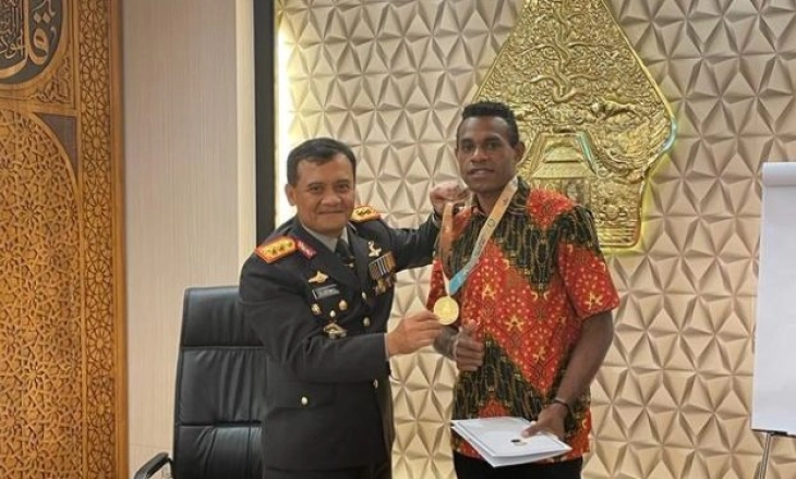 Ini Pesan Kapolda Jateng kepada Anak Asuh Papua juara Atletik di Kejurnas