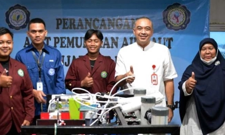 Bupati Tangerang Apresiasi Mahasiswa Menyuling Air Laut Jadi Bisa Diminum
