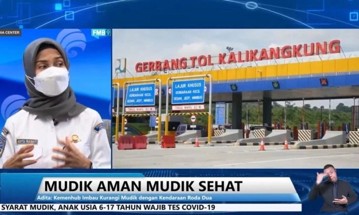 Pemudik Naik 40 Persen Dibadingkan Sebelum Pandemi