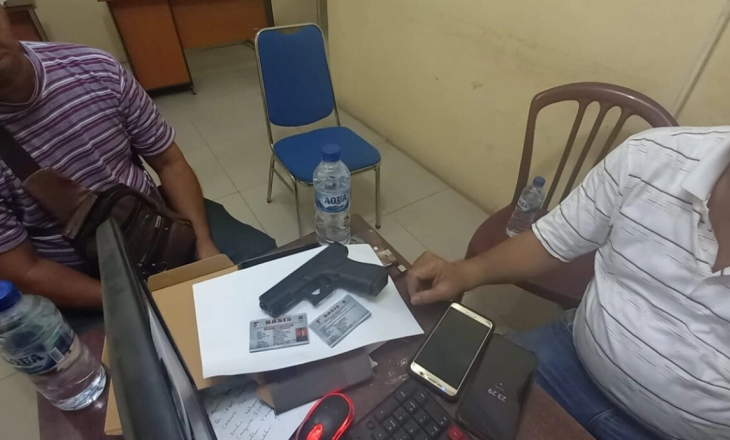 Spontan Letuskan Pistol Air Soft Gun, Seorang Pria Ditangkap Polisi