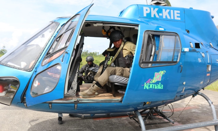 Tim Operasi Damai Cartenz Sukses Evakuasi Karyawan PTT di Distrik Beoga