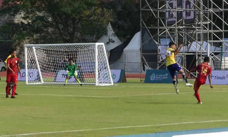 Tim Sepakbola Indonesia Kalahkan Thailand di Asean Paragames 2022