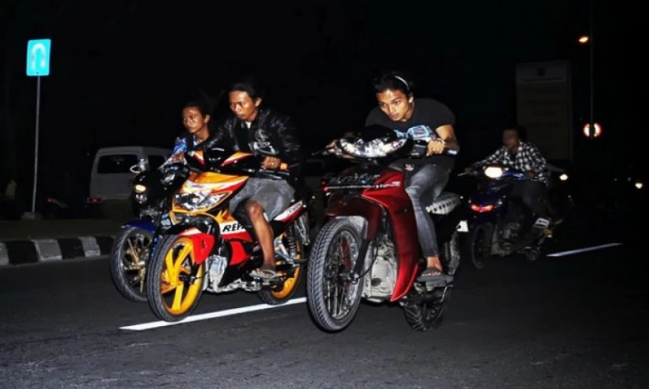 Tim Khusus Polres Ciamis Memburu Aksi Balap Liar di Bulan Ramadan