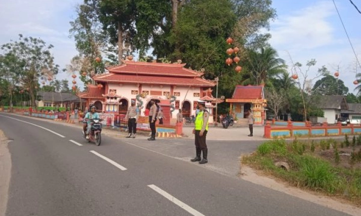Amankan Perayaan Imlek, Polres Bangka Terjunkan Sebar Personel di Tiga Titik