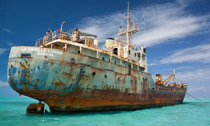 Bangkai Kapal Tahun 1960-an yang Ditemukan di Dekat Vasco Goa Selatan Jadi Tempat Wisata Populer