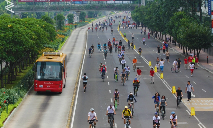 Hari ini CFD Jakarta Digelar Terbatas di 6 Lokasi 