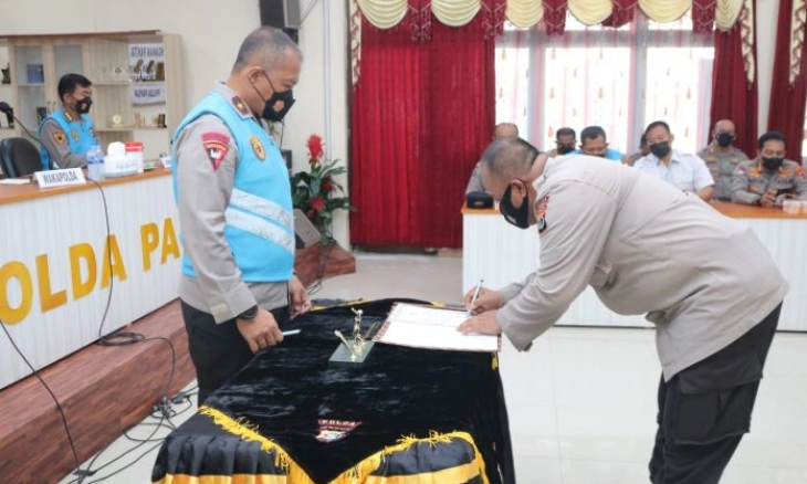 Wakapolda Papua Pimpin Pakta Integritas serta Pengambilan Sumpah Kepada Panitia dan Peserta Seleksi PAG