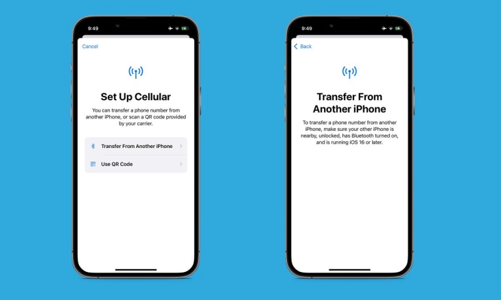 Apple Umumkan iOS 16 Memungkinkan Pengguna Mentransfer eSIM via Bluetooth