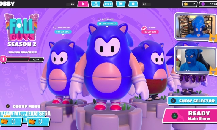 Kostum Sonic Kembali ke Fall Guys dalam Acara Baru Mulai Minggu Ini