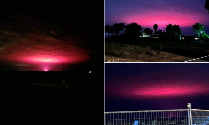 Bukan Alien, Langit Merah Muda Misterius Itu Fasilitas Ganja Obat