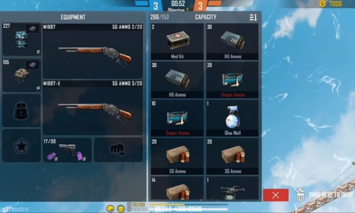 Bocoran Baru Free Fire OB32, Shotgun M1887-X dengan 3 Peluru