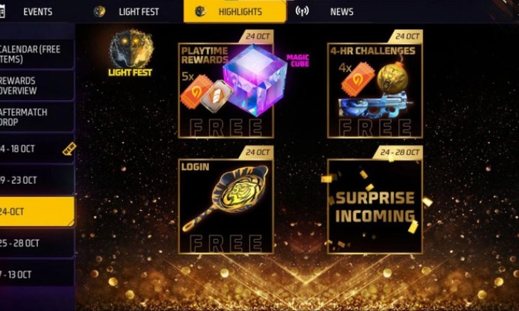 Dapatkan Magic Cube dan 10 Fragment Magic Cube Gratis di Event Free Fire MAX 