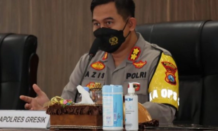 Imbas Jembatan Amblas, Satlantas Polres Gresik Siapkan Jalur Alternatif