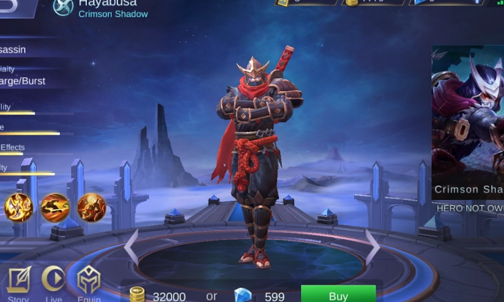 Ini Cara Memaksimalkan Potensi Hero Asssassin Mobile Legend, Hayabusa 