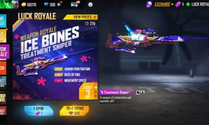 Cara Mendapatkan Skin Sniper The Ice Bones Treatment 