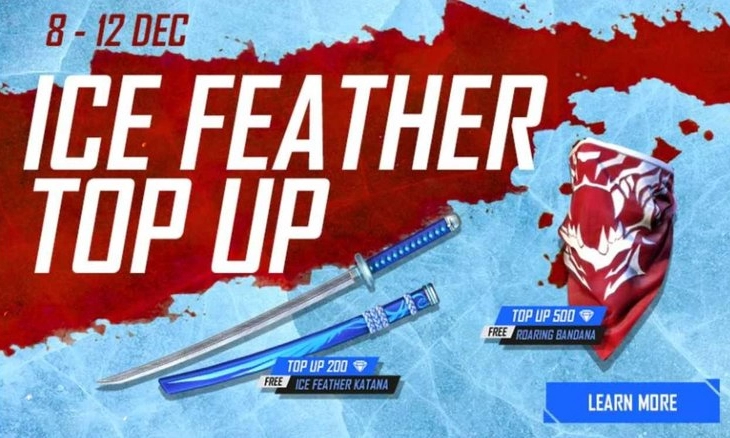 Free Fire Top Up: Cara Mendapatkan The Katana Ice Feather Gratis