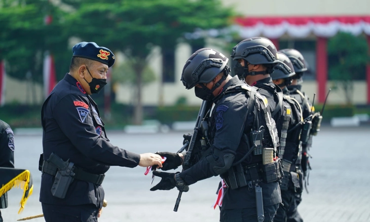 Tingkatkan Kerja Sama Kepolisian, Brimob Polri dan Komando Gendarmerie Nasional Turki Gelar Pelatihan Bersama