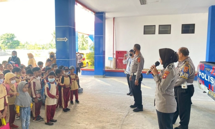 Polda Gorontalo Edukasi Taat Berlalu Lintas Sejak Dini