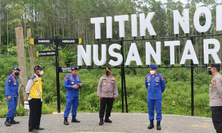 Pastikan Pembangunan Berjalan Lancar, Kabaharkam Polri Tinjau Titik Nol IKN
