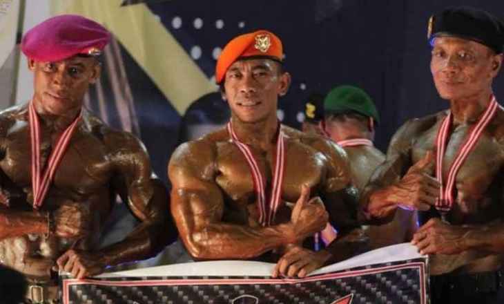 Anggota Polres Kapuas Meraih Prestasi di Kejuaraan Walikota Cup Body Muscle 2022