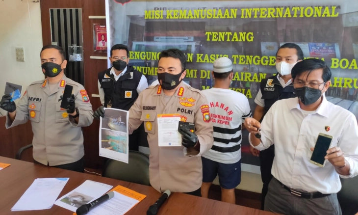 Pengiriman Pekerja Migran Ilegal ke Malaysia, Digagalkan Polda Kepri