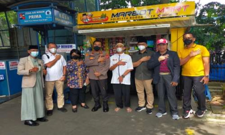 Kompolnas Apresiasi Inovasi Polresta Bogor Kota "Marbot Mart"