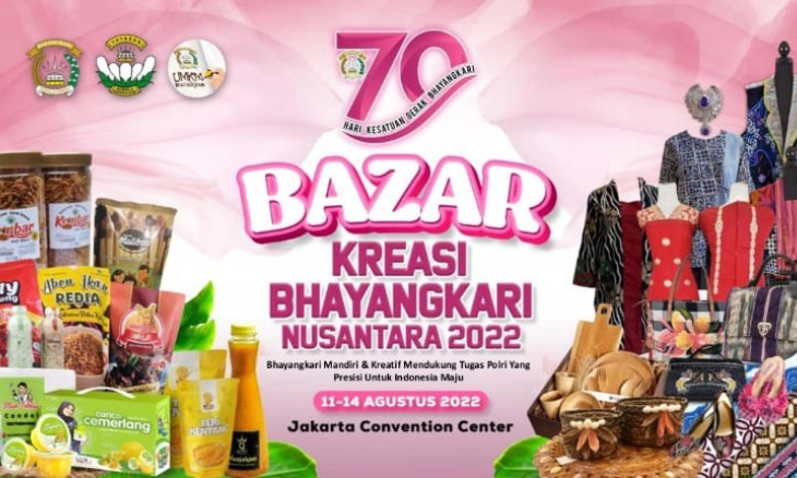 Bhayangkari Gelar “Bazar Kreasi Nusantara” 11-14 Agustus untuk Dongkrak Bisnis UMKM