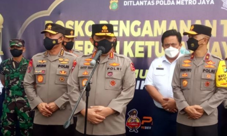 Wakapolri: Volume Kendaraan Menuju Tol Jakarta-Cikampek Meningkat 89 Persen