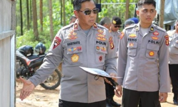 Pastikan Proses Pembangunan Berjalan Lancar, Wakapolda Kaltim Tinjau Pembangunan Pos PAM di IKN Nusantara