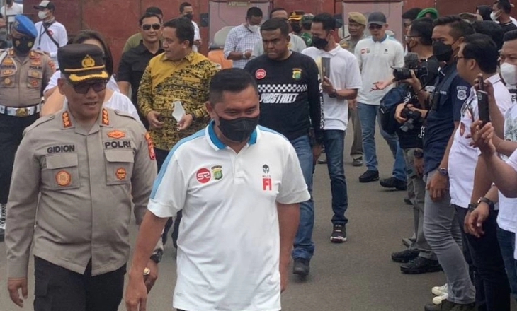 Kapolda Metro Jaya  Buka Street Race di Central Park Meikarta