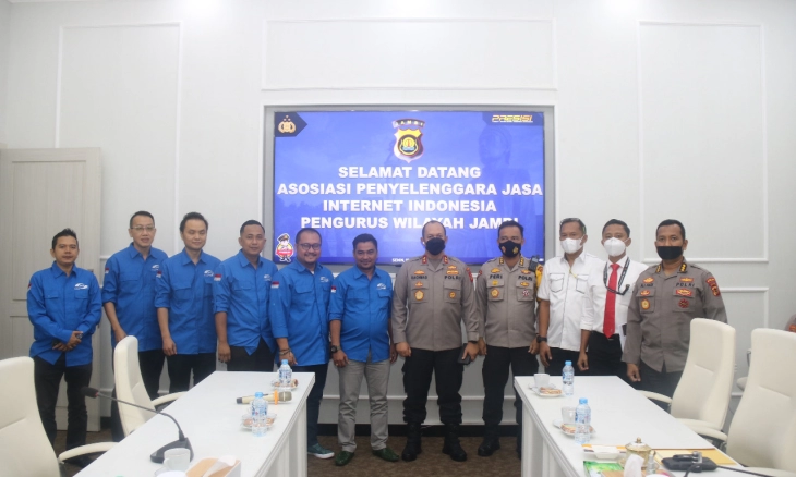 Siap Amankan Pemilu 2024, Polda Jambi Jalin Kerja Sama dengan Asosiasi Penyelenggara Jasa Internet Indonesia