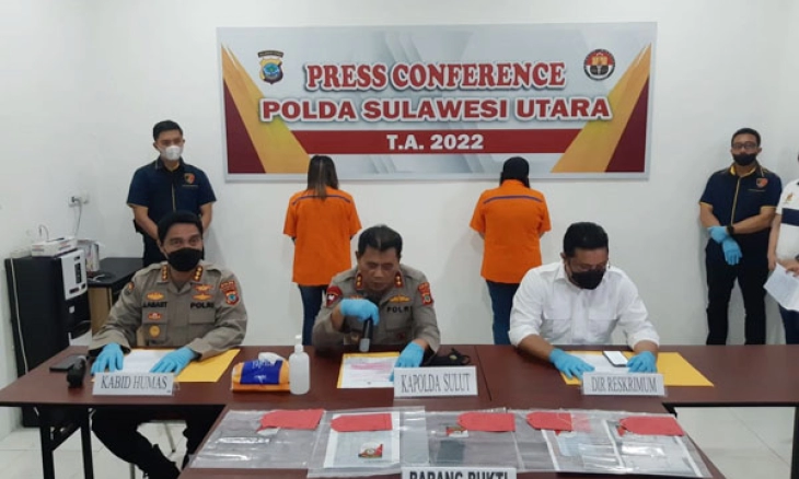 Polda Sulut Ungkap Kasus Dugaan Tindak Pidana Perdagangan Orang