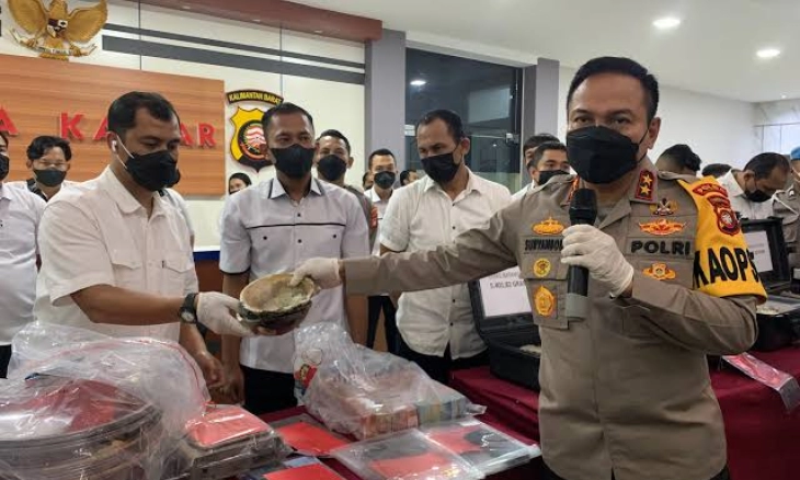 Sindikat PETI di Kalbar Hasilkan 68,9 Kilogram Emas Senilai Rp66,6 Miliar