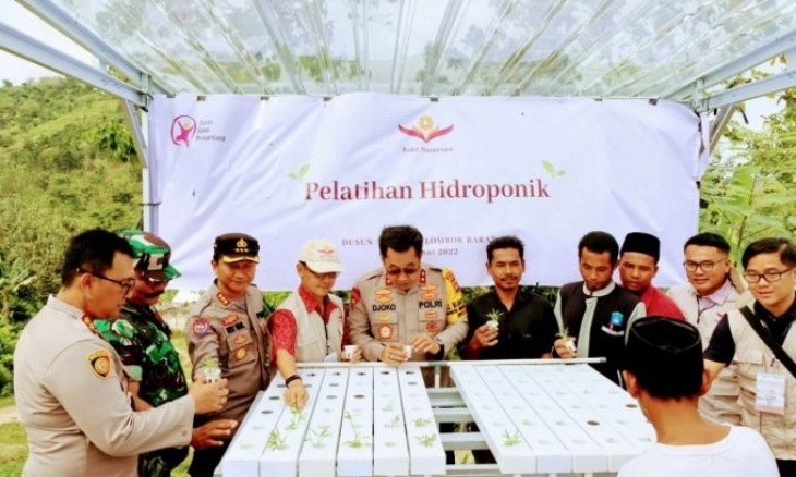 Kapolda NTB Bangun Fasilitas Air Bersih di Dusun Aikmual Lombok Barat