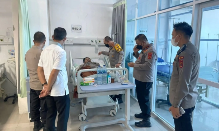 Kanit Resmob Polda Jambi yang Ditombak Bandit Kondisinya Sudah Membaik