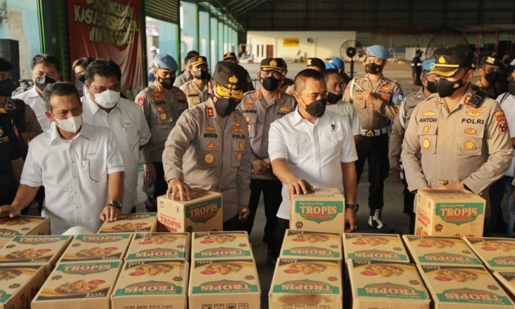 Polri Gagalkan Delapan Kontainer Minyak Goreng Siap Ekspor ke Timor Leste
