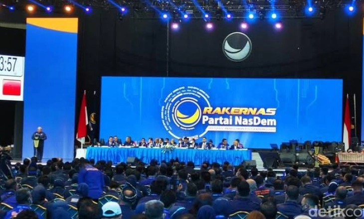 Teriakan Anies Presiden Menggema di Rakernas NasDem