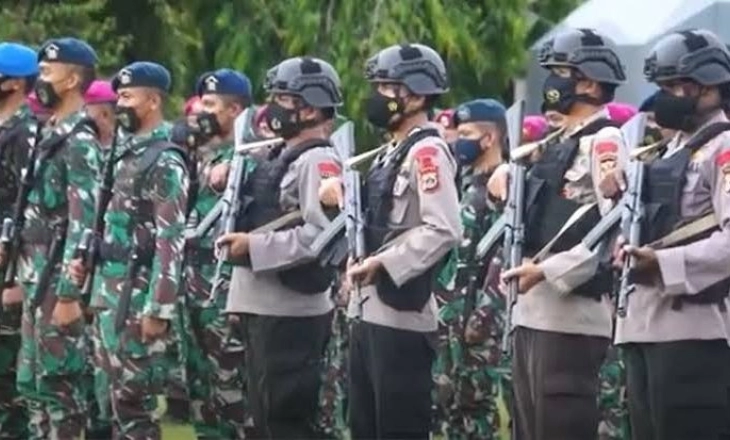 Tingkatkan Kamtibmas di Kabupaten Dogiyai Papua, TNI-Polri Jaga Tujuh Titik Rawan