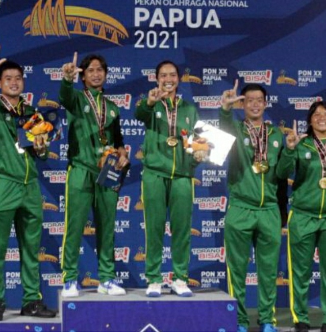 Tim Tenis Lapangan Jatim Berhasil Sapu Bersih Perolehan Mendali Emas di PON XX Papua