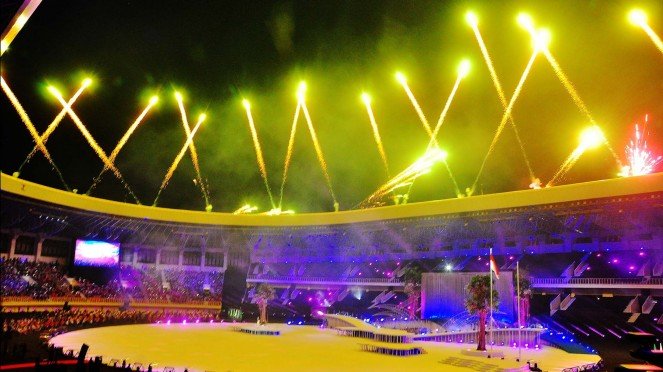 Kemeriahan Di Acara Penutupan PON XX Papua 2021