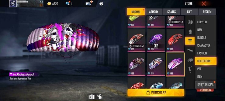 5 Skin Parasut Terbaik Di Free Fire Max November 2021