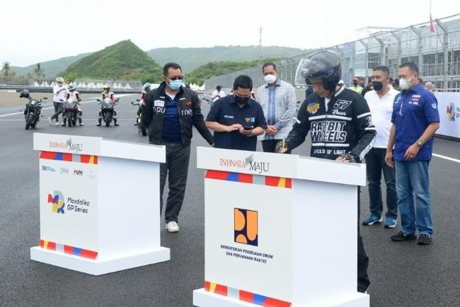 Presiden Jokowi Meresmikan Sirkuit Mandalika, 12 November 2021